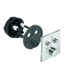 Термостат скрытого монтажа Grohe Grohtherm SmartControl на 2 потребителя, хром (29124000) — фото 4
