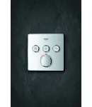 Термостат прихованого монтажу Grohe Grohtherm SmartControl на 3 споживачі, хром (29126000) — фото 9