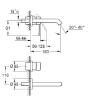 Змішувач для раковини прихованого монтажу Grohe Essence M-Size (29192001) фото - 2