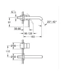Змішувач для раковини на 2 отвори Grohe Essence M-Size (29192KF1) фото - 3