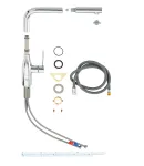Змішувач для кухні з висувним виливом Grohe Essence New (30270000) фото - 2