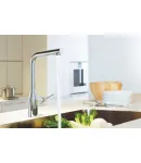 Змішувач для кухні з висувним виливом Grohe Essence New (30270000) фото - 6