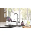 Змішувач для кухні з висувним виливом Grohe Essence New (30270000) фото - 9