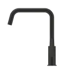 Смеситель для кухонной мойки Grohe Eurosmart, однорычажный, чёрный матовый, поворотный излив, 305672430 — фото 3