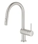 Сенсорний змішувач для кухні з висувним виливом Grohe Minta Touch (31358DC2) фото - 4