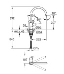 Смеситель для кухни Grohe BauLoop New (31368001) фото - 3