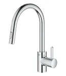 Змішувач для кухні з висувним виливом Grohe Eurosmart Cosmopolitan (31481001) фото - 4