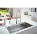 Кухонна мийка GROHE EX Sink K800 із нержавіючої сталі, 120 см, 31586SD0 — фото 2