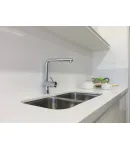 Змішувач для кухні з висувним виливом Grohe Minta (32168000) фото - 3