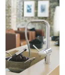 Змішувач для кухні з висувним виливом Grohe Minta (32168000) фото - 5
