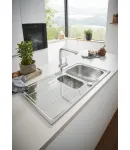 Змішувач для кухні з висувним виливом Grohe Minta (32168000) фото - 6