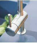 Змішувач для кухні з висувним виливом Grohe Minta (32168000) фото - 8