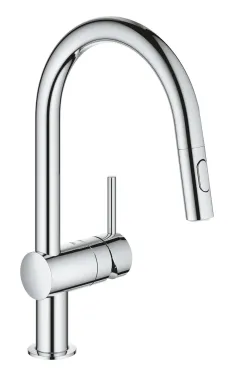 Змішувач для кухні з висувним виливом Grohe Minta (32321002)