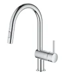 Змішувач для кухні з висувним виливом Grohe Minta (32321002) фото - 2