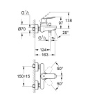 Смеситель для ванны Grohe Eurosmart Cosmopolitan (32831000) фото - 2