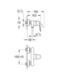Змішувач для душу Grohe Eurosmart Cosmopolitan (32837000) фото - 4