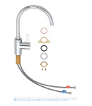 Смеситель для кухни Grohe Eurosmart Cosmopolitan (32843002) фото - 2