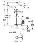 Змішувач для біде Grohe BauClassic (32864000) фото - 2