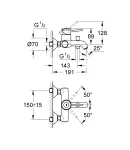 Змішувач для ванни Grohe BauClassic (32865000) фото - 3