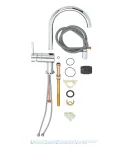 Змішувач для кухні з висувним виливом Grohe Minta (32918000) фото - 2