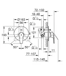 Змішувач прихованого монтажу на 2 споживача Grohe Eurosmart New (33305003) фото - 4