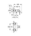Смеситель для душа Grohe Eurosmart New (33555003) фото - 4