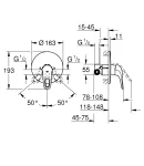 Змішувач для душу Grohe Eurostyle (33635003) фото - 2