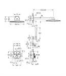 Душова система прихованого монтажу з термостатом Grohe Grohtherm SmartControl (34705000) фото - 2