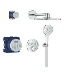 Душова система прихованого монтажу з термостатом Grohe Grohtherm SmartControl (34863000) фото - 3
