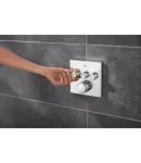 Душова система прихованого монтажу на 3 виходи з термостатом Grohe Grohtherm SmartControl (34864000) фото - 5