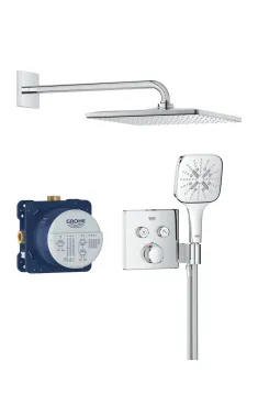 Душова система прихованого монтажу з термостатом Grohe Grohtherm SmartControl (34865000)