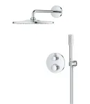 Душова система прихованого монтажу Grohe Grohtherm з термостатом і верхнім душем Rainshower Mono 310, хром — фото 4