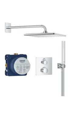 Душова система прихованого монтажу з термостатом Grohe Grohtherm (34870000)