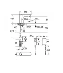 Монокран на одну воду сенсорний, адаптер Grohe Euroeco Cosmopolitan E (36269000) фото - 2
