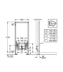 Інсталяція для біде Grohe Rapid SL (38553001) фото - 3