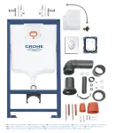 Система інсталяції для унітазу 3 в 1 Grohe Rapid SL (38721001) фото - 4