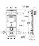 Система інсталяції для унітазу 3 в 1 Grohe Rapid SL (38721001) фото - 5