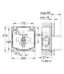 Змивний пристрій для пісуару Grohe Rapido UMB (38787000) фото - 2