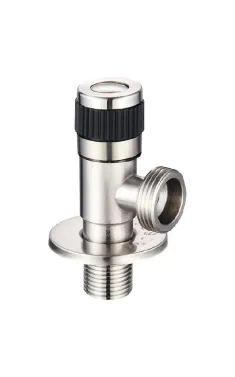Кран для подключения сантехприборов Champion VAL-05 1/2x3/4 из нержавеющей стали SUS304 (CH0324)