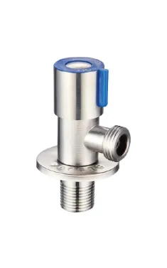 Кран для подключения сантехприборов Champion VAL-01 1/2x1/2 из нержавеющей стали SUS304 (синий) (CH6193)