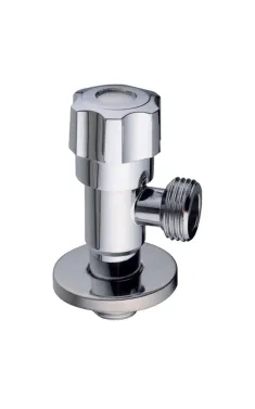 Кран для подключения сантехприборов Champion VAL-07 1/2x3/4 Chrome (нержавеющая сталь) (CH6197)