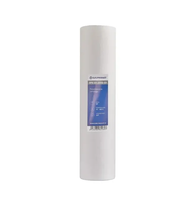Картридж поліпропіленовий PP1 2,5″x10″ EUROPRODUCT EPV-01-2510-01 (EP6226) фото - 1