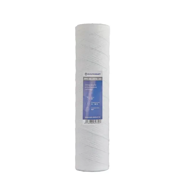Картридж із поліпропіленової нитки PP20 2,5″x10″ EUROPRODUCT EPV-02-2510-20 (EP6233) фото - 1