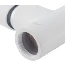Змішувач для кухні HAIBA ALEX 018 NUT WHITE-CHROME, білий матовий — фото 5