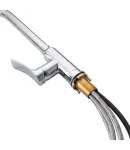 Змішувач для кухні з висувною лійкою HAIBA BOLERO 014 NUT (Колір хром) — фото 6