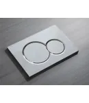 Панель змиву KOER KT-0601-01 240x160x10mm пластикова, кнопка кругла (колір хром) (KR5174) фото - 5