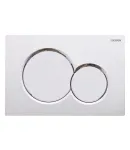 Панель змиву KOER KT-0601-01 240x160x10mm пластикова, кнопка кругла (колір хром) (KR5174) фото - 6