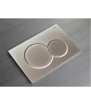 Панель змиву KOER KT-0601-14 240x160x10mm пластикова, кнопка кругла (колір сатин) (KR5177) фото - 7