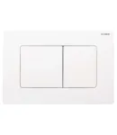 Панель змиву KOER KT-0602-03 240x160x10mm пластикова, кнопка квадратна (колір білий) (KR5180) фото - 2