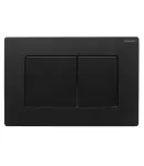 Панель змиву KOER KT-0602-05 240x160x10mm пластикова, кнопка квадратна (колір чорний матовий) (KR5181) фото - 5